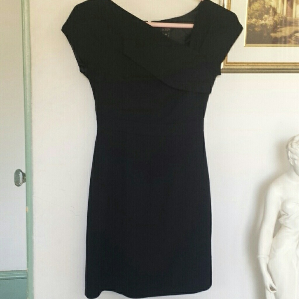 J Crew Black Dress